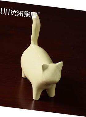 极速动物猫d咪摆件儿童女生卧室房间装饰品浪漫桌面小摆设可爱少