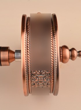 极速藏式纪念f版手摇转金轮手动纯铜转桶筒西藏家用摆件莲师百字