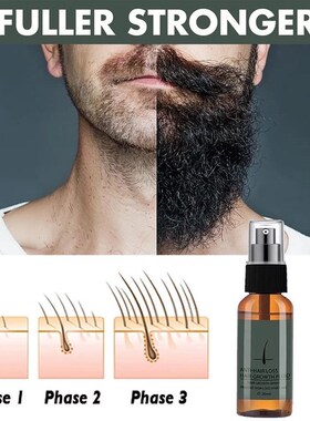 极速Naturallgy harmless Beard Growth Roller Set Beard Growth