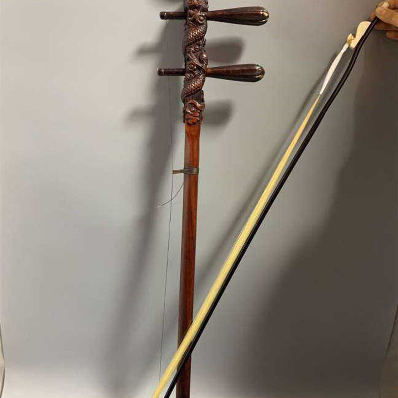 新品精品老h红木二胡古董收藏木器古玩特价包邮