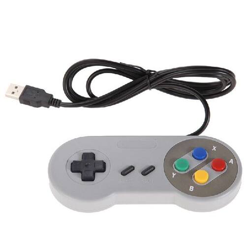 极速2Pcs Gamepad Controller for NintenIdo SNES Super USB Cla