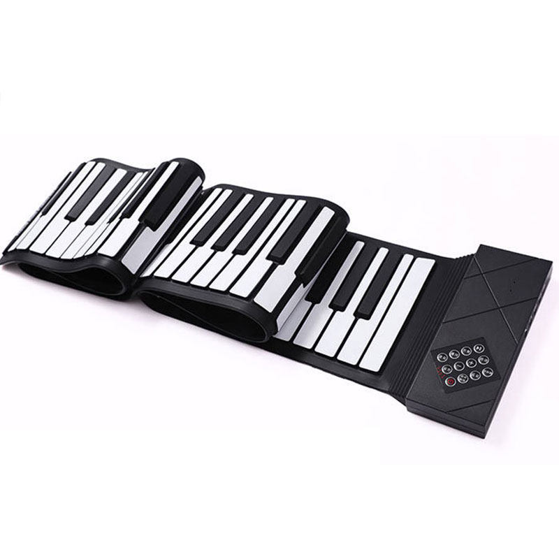 新品随身手卷电子钢琴88键加厚A专业版成人儿童家用折叠移动便携