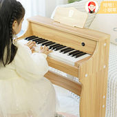 极速俏娃宝贝木质儿童钢琴3 x5一6岁2初学音乐乐器宝宝小钢琴多功