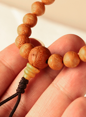 极速尼泊尔凤眼菩提藏p传密宗佛珠长款手链男女文玩菩提子108颗项