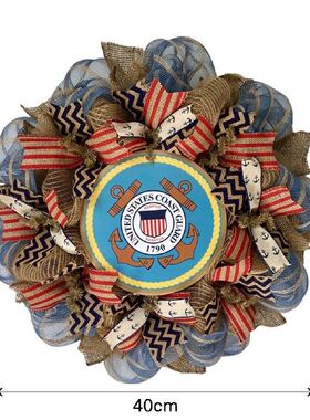 极速Memorial Wreath Hanging Fronts Door Sign IndeTpendence D