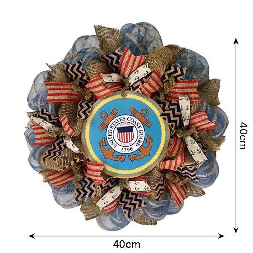 极速Memorial Wreath Hanging Fronts Door Sign IndeTpendence D