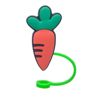 极速Silicone Straw Lid Reusable StrawsI 5 X 5 X 2cm Dustproo