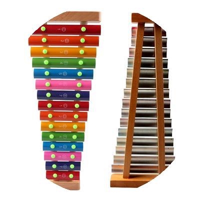 新品天义15音j铝板手敲木琴小钟琴专业打击儿童宝宝音乐幼儿园