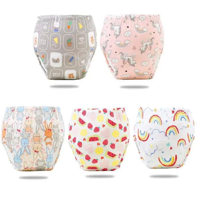 5PC Baby Diaper Potty Training Pants Waterproof Washable Co