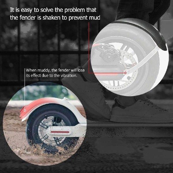 3pcs Rear Fender Support Taillight Outdoor Portable Scooter