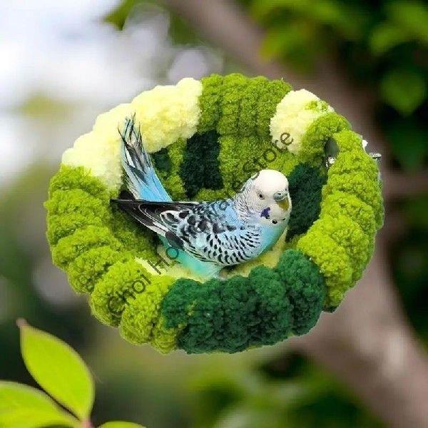 91AD Pet Bird Cage Nest Plush Bed for Small Birds Screw