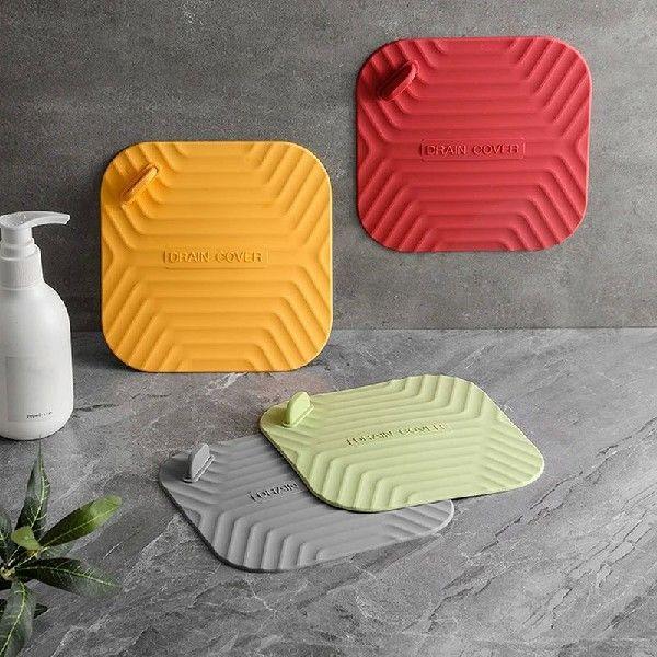 Anti-bing Silicone Floor Drain Cover For Bathroom