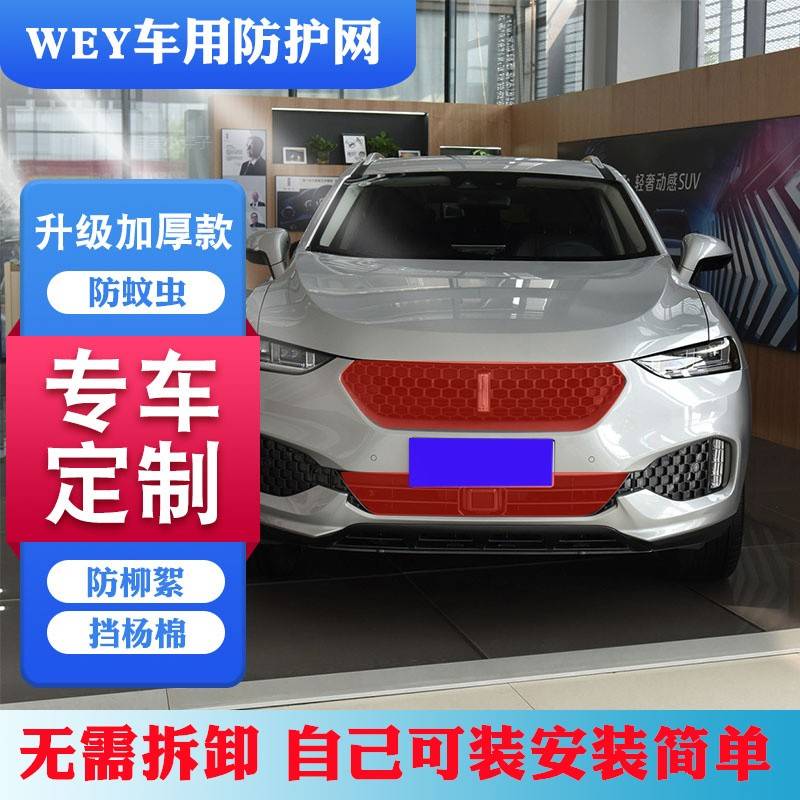 WEY魏派VV5/VV6/VV7/摩卡/拿铁汽车水箱防护网中网防虫挡杨柳絮网