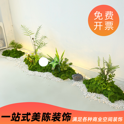 长条造景热销款苔藓造景盆栽