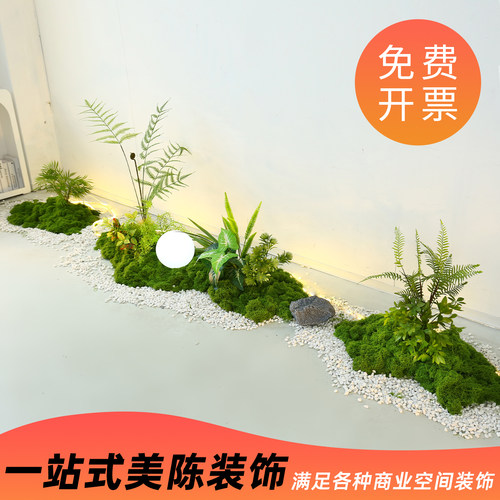 长条造景热销款苔藓造景盆栽