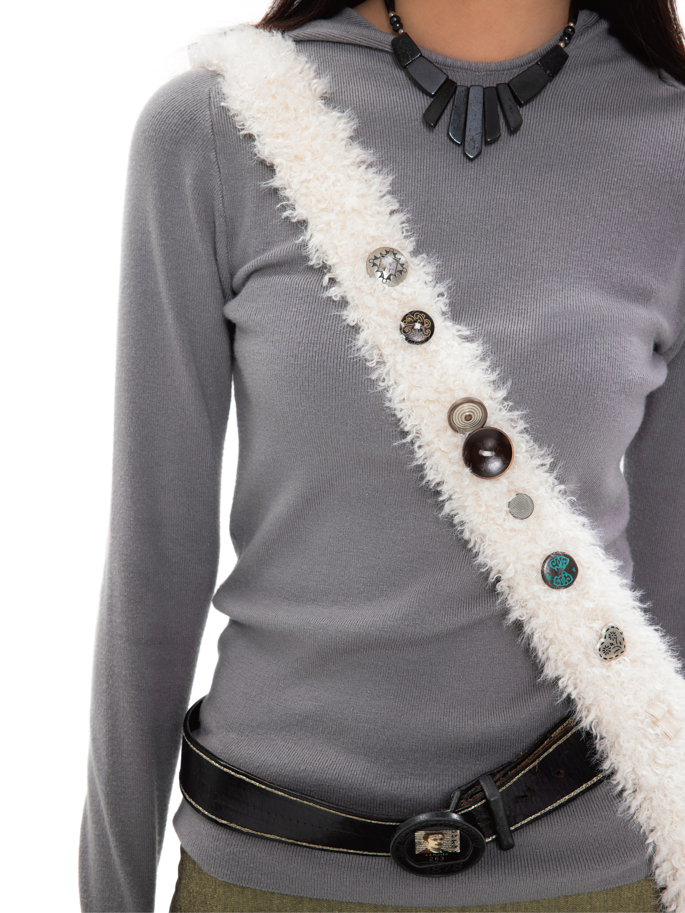 造型感大容量通勤斜挎包