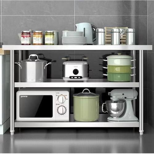 家用多层特厚厨房不锈钢工作台