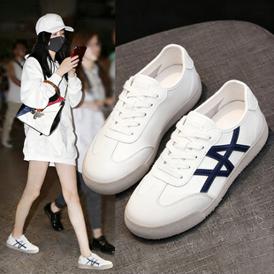 春夏新款女鞋小白鞋休闲鞋学生鞋运动鞋休闲女韩版百搭软底德训鞋