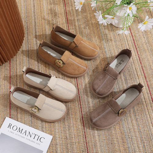 2026春季新款一脚蹬休闲鞋勃肯鞋