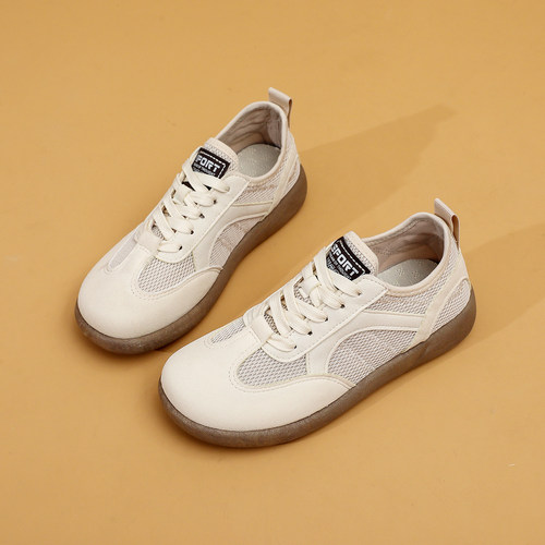 春夏秋新款女士透气网面板鞋女鞋