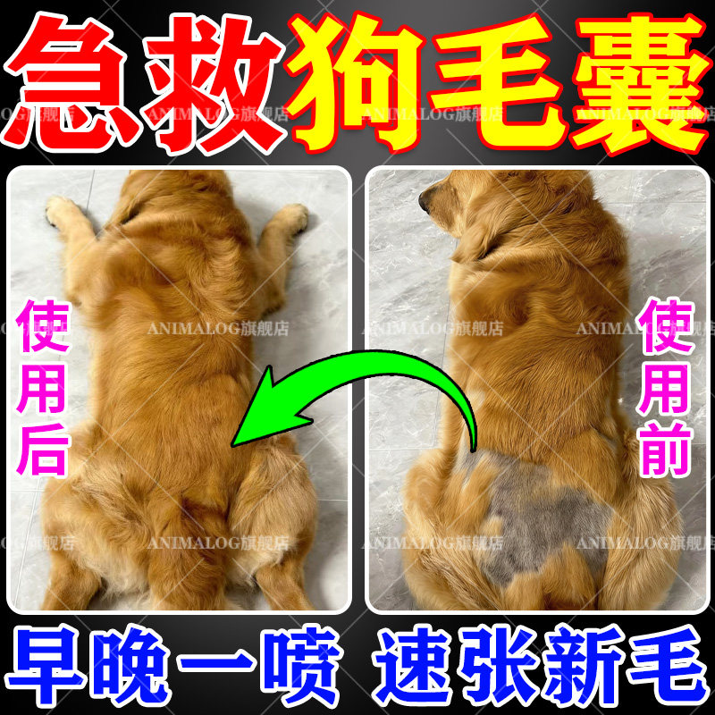 狗狗毛囊修护身上掉毛皮肤痒抑制祛痒专用猫狗皮肤喷雾剂