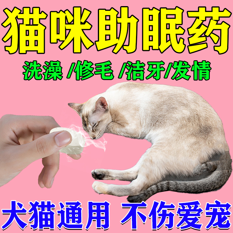 猫咪睡眠药安眠快速睡觉