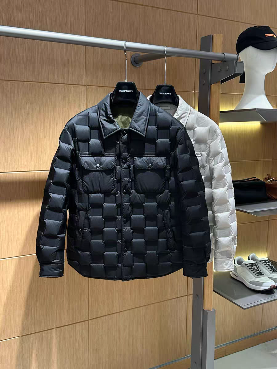 意式老钱风男装25秋冬新款90白鸭绒保暖时尚休闲羽绒服夹克外套