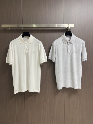 意式老钱风男装26夏季简约印花徽章时尚商务休闲珠地棉短袖POLO衫