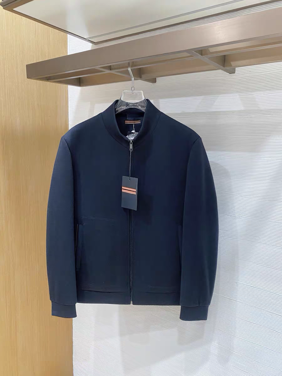 意式ZZ老钱风轻奢男装25秋冬羊毛混纺鹅绒立领商务休闲薄款羽绒服