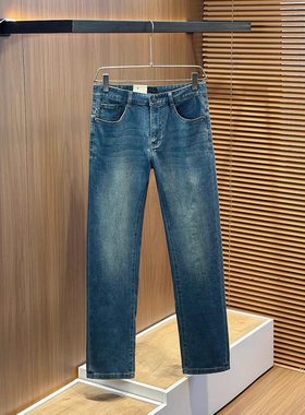 意式ZZ老钱风26春夏直筒修身小脚棉质柔软亲肤商务休闲薄牛仔裤