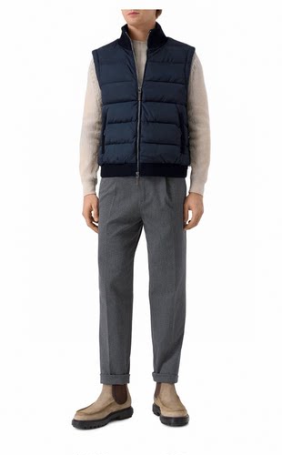 意式ZZ男装轻奢立领白鸭羽绒服男冬季cleanfit高级感保暖潮牌外套