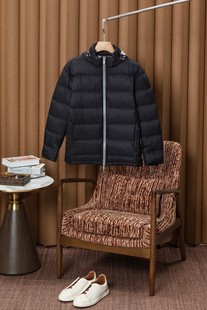 保暖白鹅绒休闲外套轻奢商务羽绒服外套男 冬季 BC版 老钱新贵男装