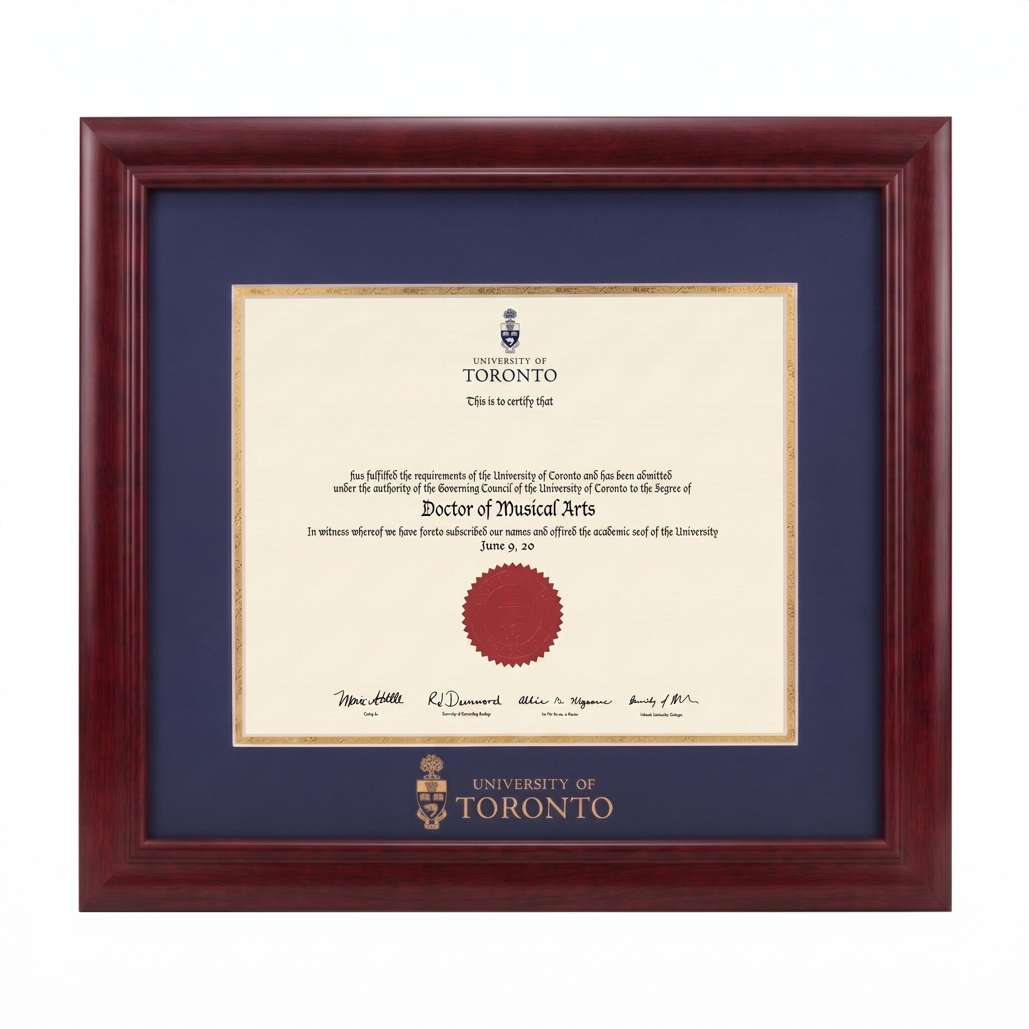 多伦多大学University of Toronto加拿大毕业相框