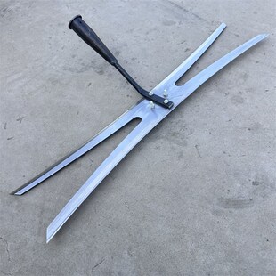 割水草神器镰刀拉草刀割草刀器鱼塘龙虾池塘水下芦苇清理水草工具