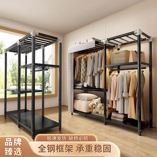 布衣柜家用卧室组装简易衣柜结实耐用收纳柜小户型出租房用挂衣橱