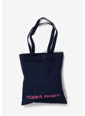 新品斯德哥尔摩当代美术馆托特包撞色有机棉轻薄帆布袋Moderna Mu