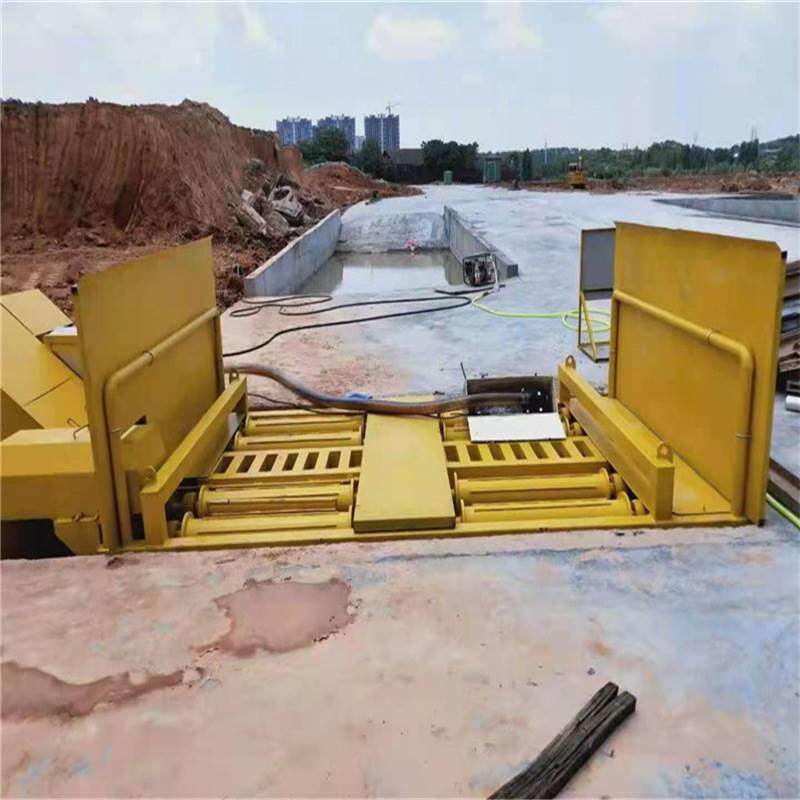 新品建筑工地八轮滚轴洗轮机全自动滚轴式洗车机度车辆车轮清洗机