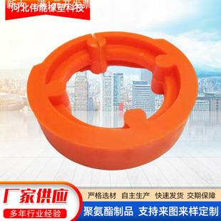 聚氨酯制品 半自动钉箱机黄胶轮 高弹性牛筋垫圈 聚氨酯加工件