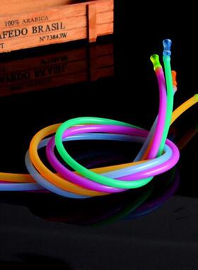 Color transparent 50CM long soft straw soft skin tube