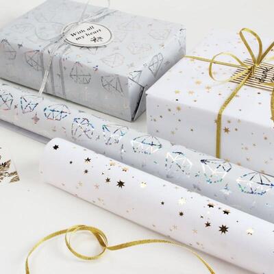 happy birthday包装纸 wrapping paper christmas gift packaging