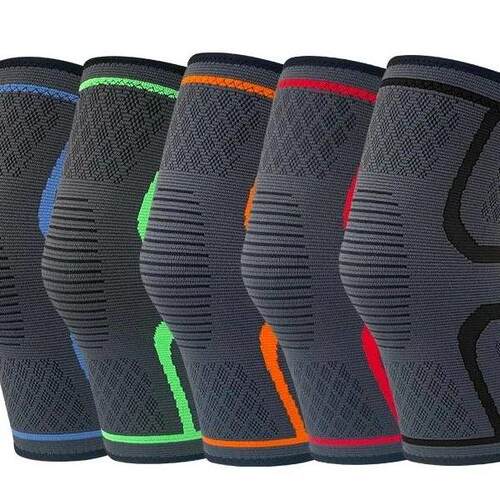 1PCS Sport Kneepad Silica Gel Non-slip Knee Pads Running Yog