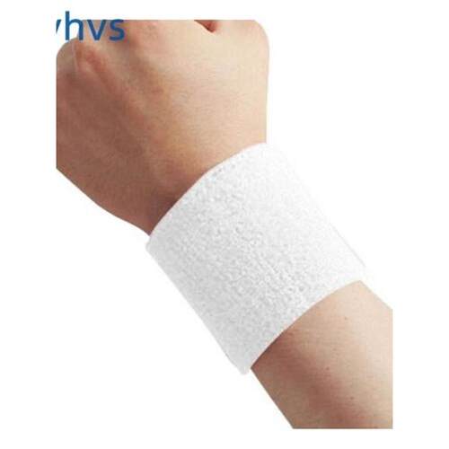 1pair Cotton Wristbands Sport Sweatband Hand Band Sweat Wris