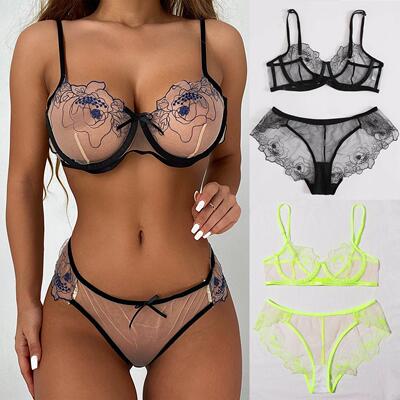 Erotic Lingerie Sexy Women's Mesh Perspective Lingerie S