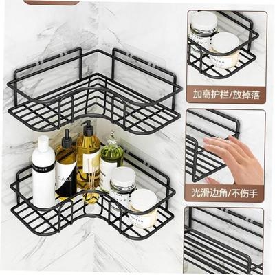 Bathroom corner rack storage Shower racks shelf No punching