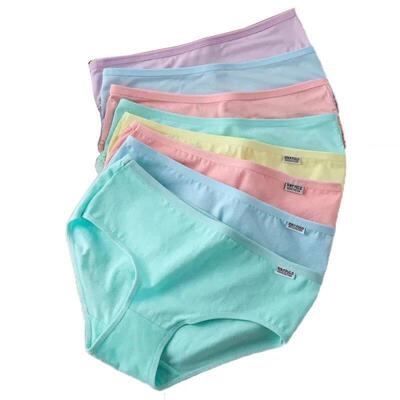 7Pcs Panties for Woman Underwear Cotton Sexy Breathable Soft