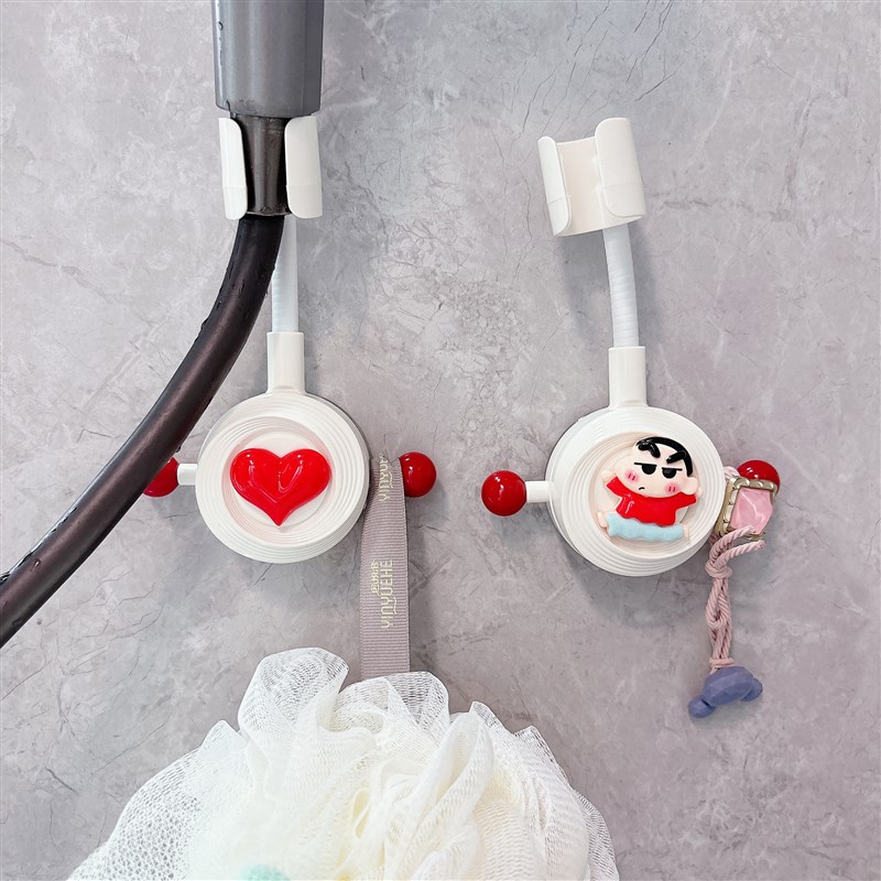 儿童洗澡神器吸盘花洒支架淋浴喷头固定器免打孔吸盘式可移动挂钩