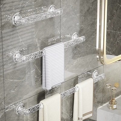 水波纹拖鞋架浴室挂架免打孔卫生间亚克力置物架沥水鞋子收纳神器