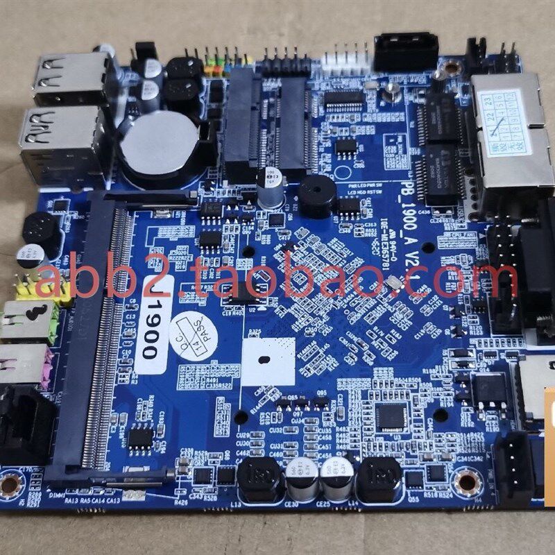 ITX工控 双网口 软路由 主板J1900小主板 j 1900双网口 12X12 尺