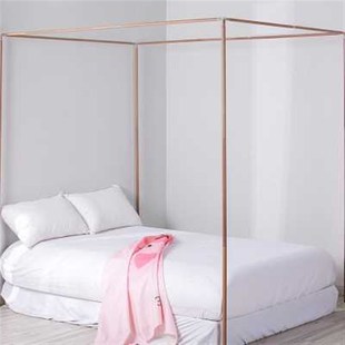 支持定制单独的蚊帐支架家用四方形杆子加粗厚落地铝合金管子买卖