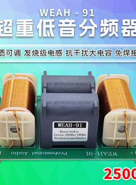 1000W2500W大功率超重低音分频器 舞台发烧级低音炮改装 音质升级